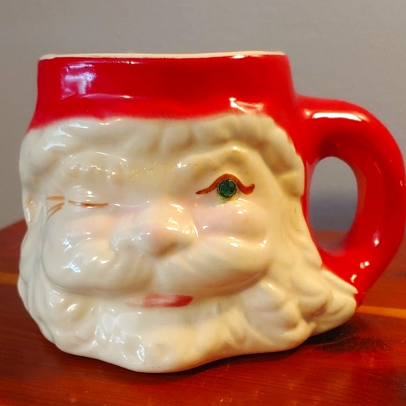 Vintage winking Santa Hobbyist Mug
